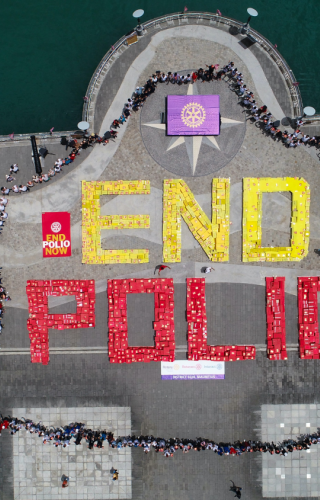 End Polio Street Display